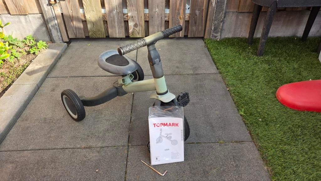 Topmark Kaya driewieler 4 in 1 - groen, Ophalen, Zo goed als nieuw, Topmark