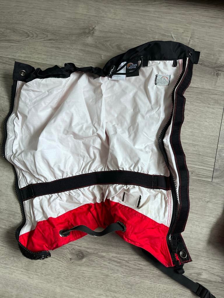 Rode gamaschen van Lowe Alpine, Ophalen, Gebruikt, Overige typen