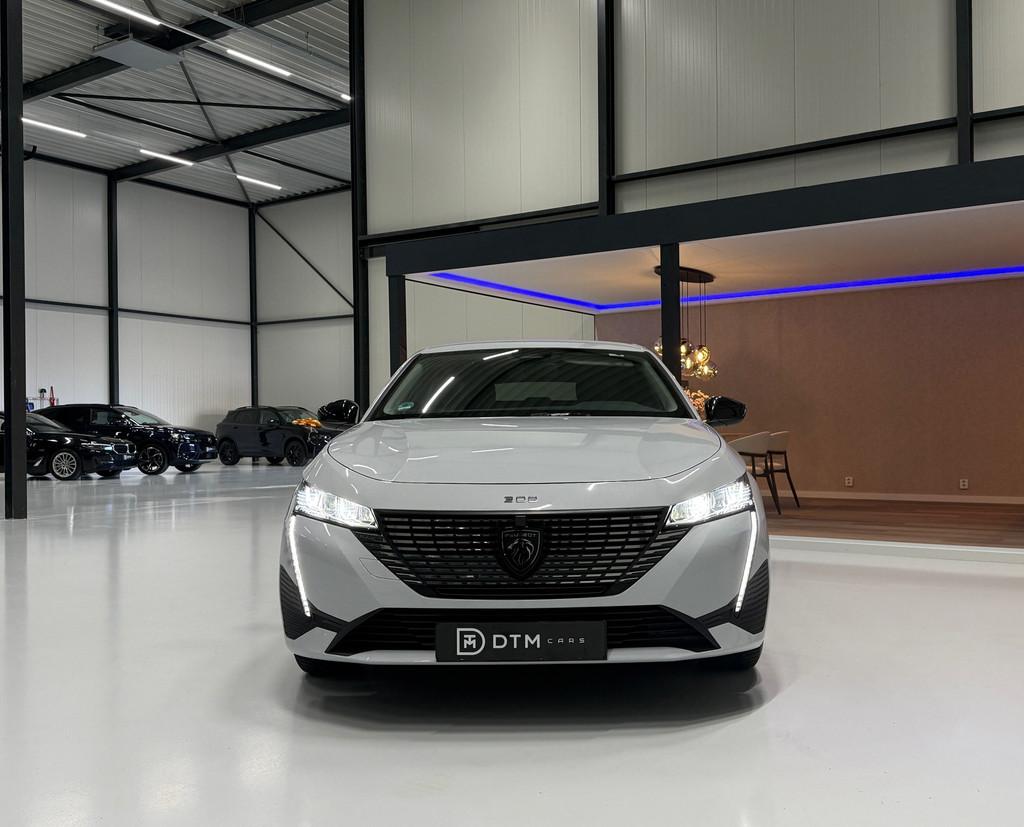 Peugeot 308 130pk Allure Trekhaak Navi, Leer Bekleding, Trek, 12 maanden, 1250 kg, Leder en Stof, Wit