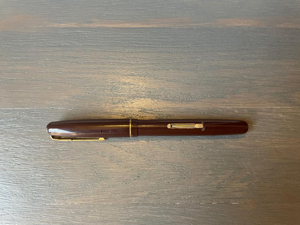 vintage WATERMAN VULPEN 502 UIT 1940 - WD014, Verzamelen, Pennenverzamelingen, Gebruikt, Vulpen, Waterman, Ophalen of Verzenden