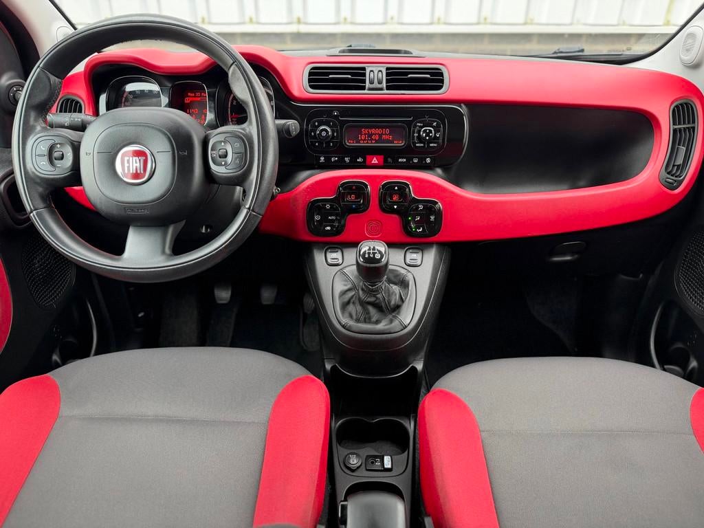 Fiat Panda 0.9 TwinAir Lounge |Airco|5 Deurs|ParkeerSensor|, Voorwielaandrijving, Stof, Gebruikt, Panda