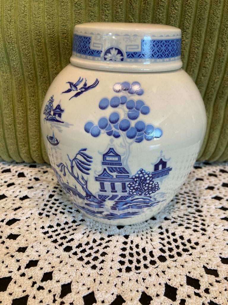 Blue Willow gemberpot (070426h), Ophalen of Verzenden