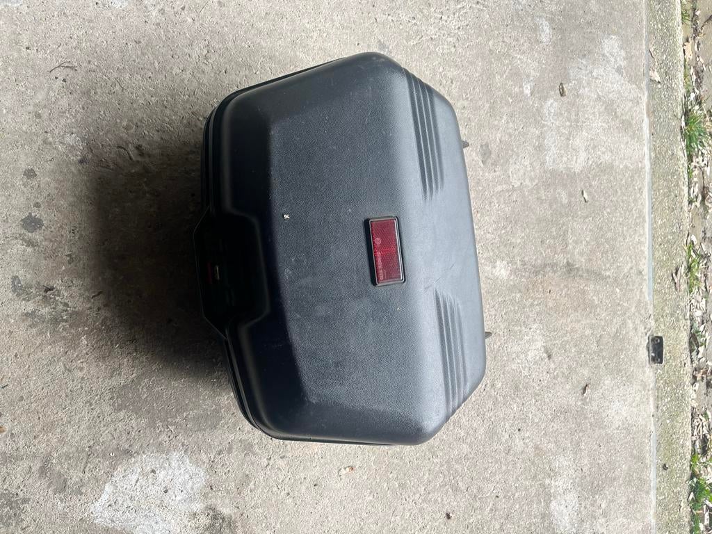 Zwarte motorkoffer, Motoren, Ophalen of Verzenden, Gebruikt