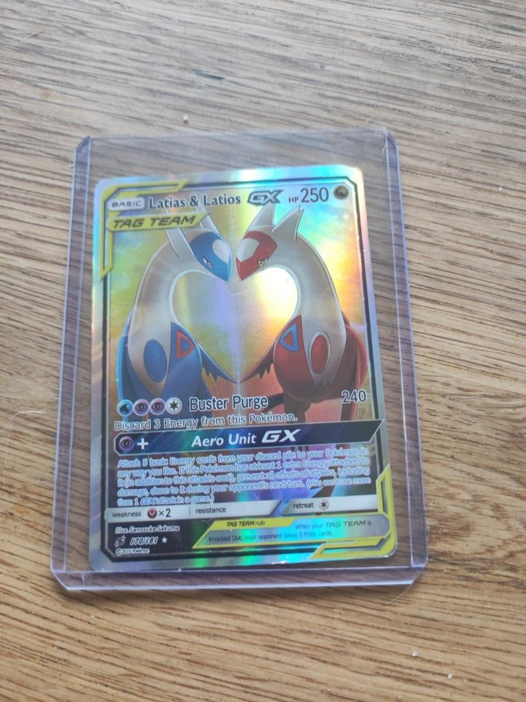 Latias & Latios GX Pokémon kaart 2019, Ophalen of Verzenden