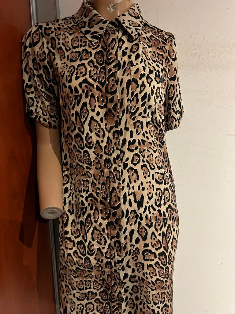 NIKKIE Jurk Maat 38 - Zo Goed Als Nieuw, Maat 38/40 (M), Bruin, Ophalen of Verzenden, Zo goed als nieuw