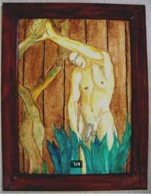 vintage maf schilderij op paneel 1969, Ophalen, Huis en Inrichting