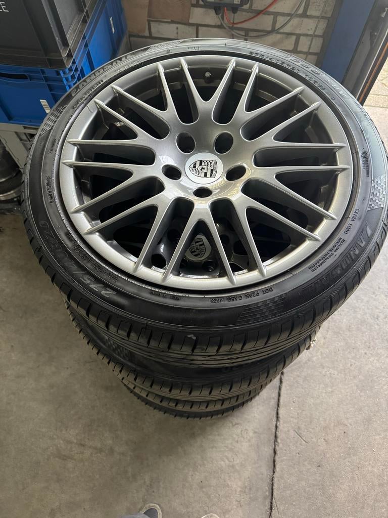 Porsche Velgen met Zomerbanden 275 40 20, Auto-onderdelen, Banden en Velgen, Banden en Velgen, Zomerbanden, 20 inch, 275 mm, Personenwagen