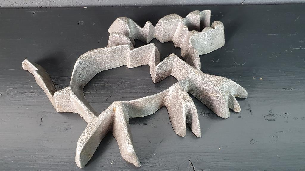 Aluminium onderzetter Hond groot, Teun Kees Design. 7A11, Huis en Inrichting, Woonaccessoires | Onderzetters, Tweedehands verkoop