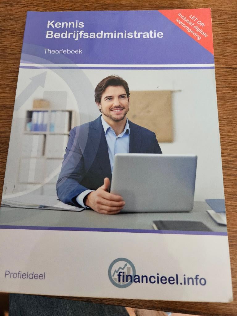 Kennis bedrijfsadministratie. Theorieboek., Ophalen of Verzenden, Economie en Marketing, Nieuw, Ad Bakker