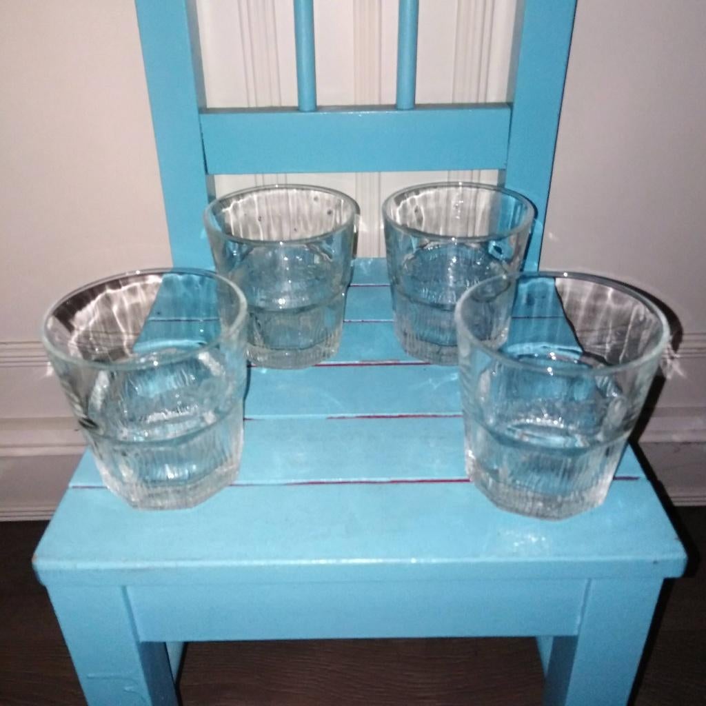 Jameson Irish whiskey glazen halfhoog 4 stuks, Ophalen, Zo goed als nieuw, Overige typen