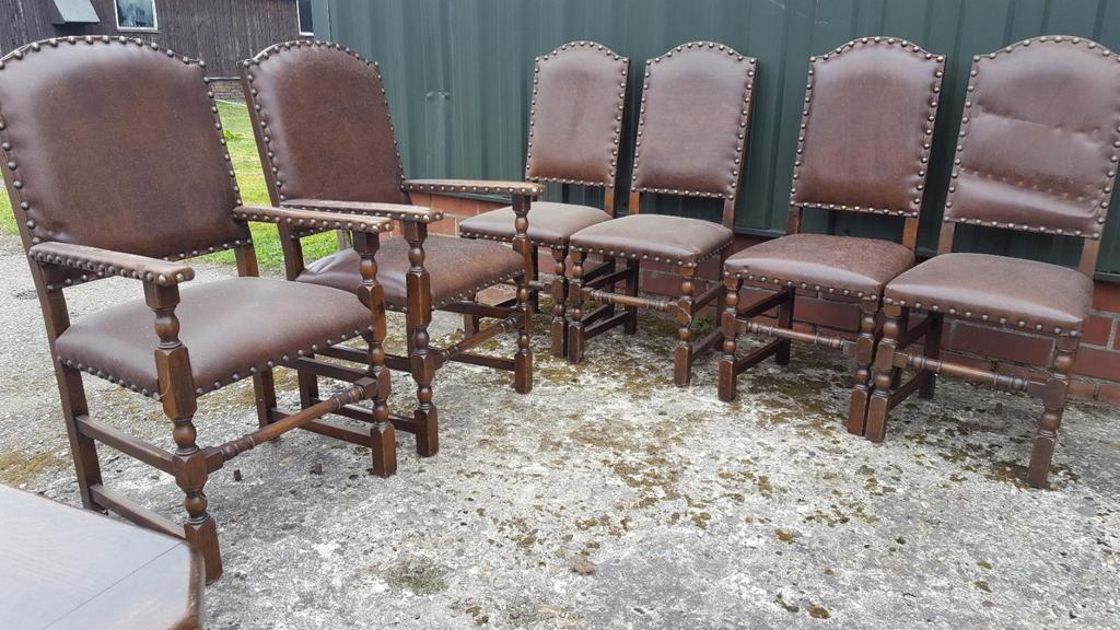 Engelse kasteel stoelen, Antiek en Kunst, Antiek | Meubels | Stoelen en Banken, Ophalen