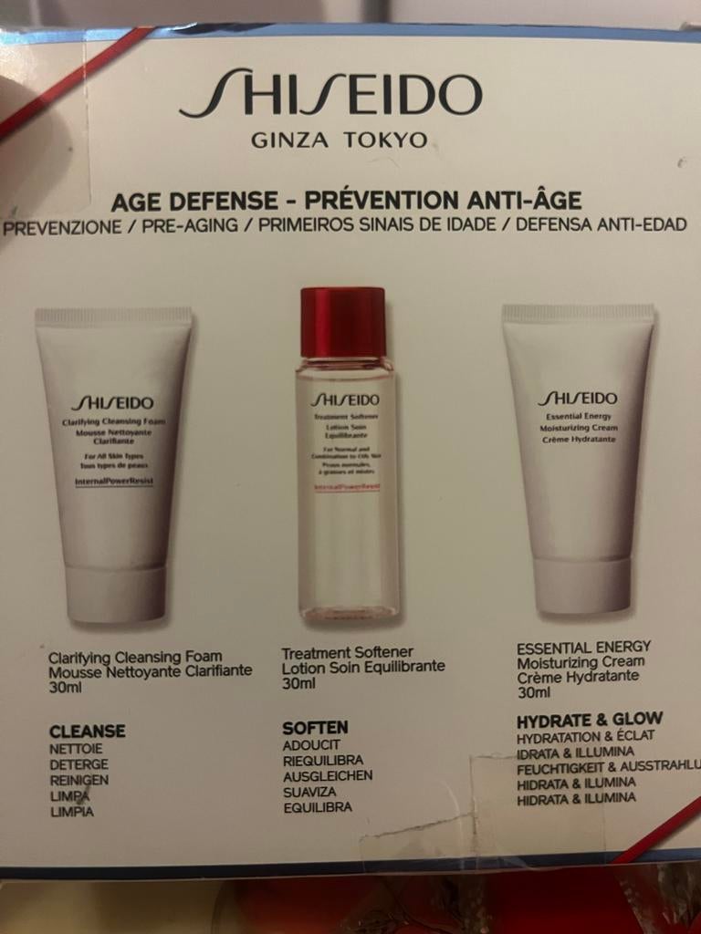 Shiseido Discovery Kit - Huidverzorging Set, Verzenden, Nieuw, Gehele gezicht, Verzorging