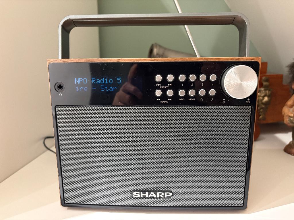 Sharp Dr-P350 Dab+ Digital Radio, Audio, Tv en Foto, Radio's, Ophalen of Verzenden, Gebruikt