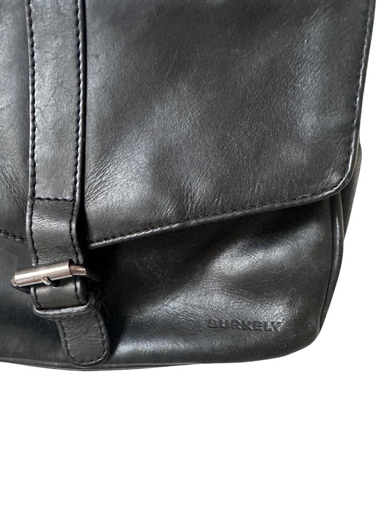 Burkely schoudertas, Zwart, Ophalen of Verzenden, Leer