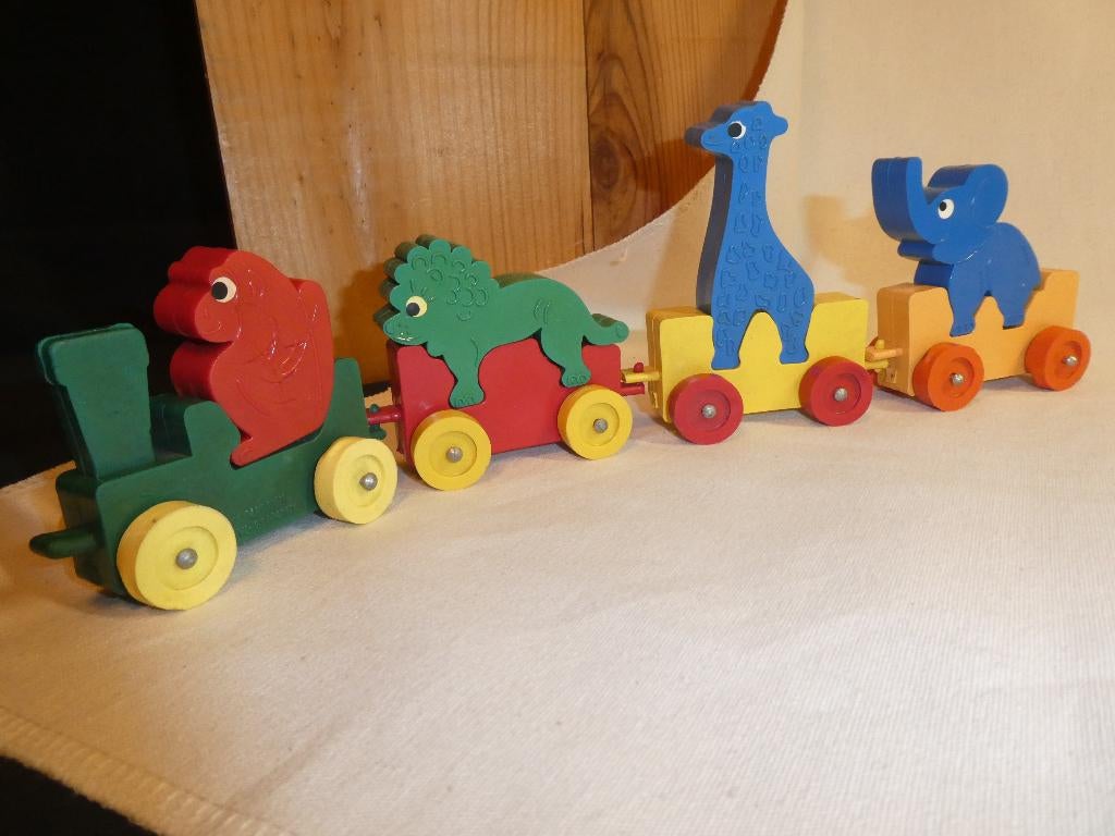 Vintage Spindler West Germany losse dieren + dierentreintje, Ophalen of Verzenden, Gebruikt