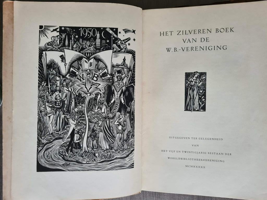 Het zilveren boek van de WB-vereniging. 1925-1950, Boeken, Ophalen of Verzenden, Gelezen, Nederland