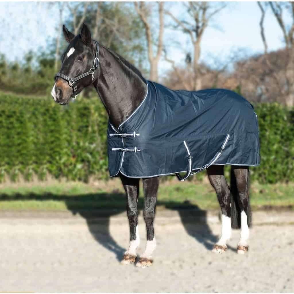 HKM regendeken fleece gevoerd 165, Dieren en Toebehoren, Paarden en Pony's | Dekens en Dekjes, Ophalen of Verzenden, Nieuw, Deken
