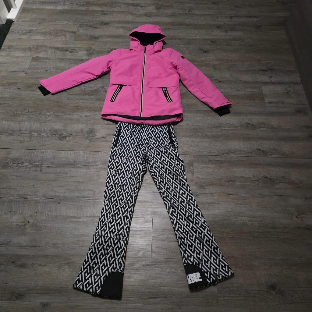 mooi setje skikleding meisje maat 152, 100 tot 140 cm, Zo goed als nieuw, Kleding, Skiën