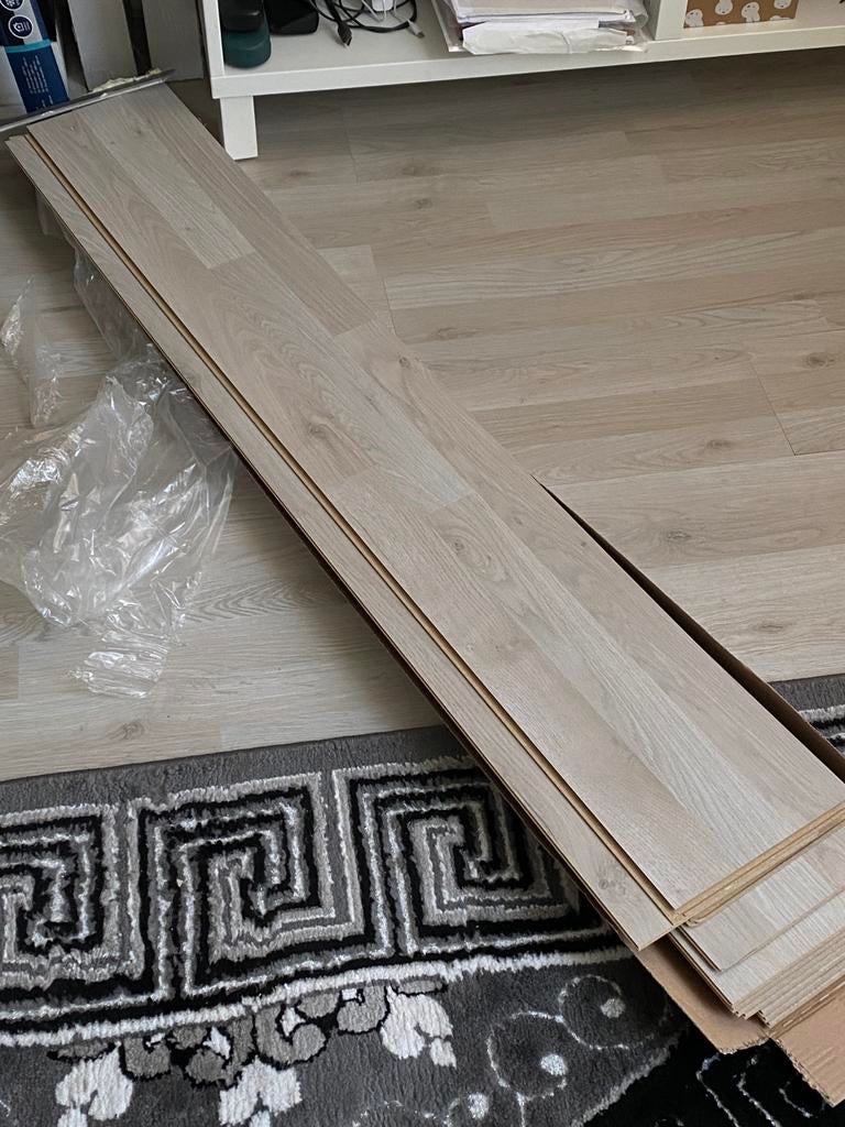 Laminaatvloer lichte eikenlook – ca. 8,6 m², Ophalen of Verzenden, Nieuw, Laminaat