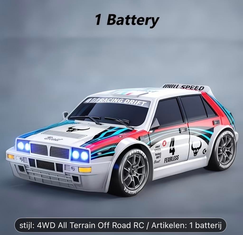 RC Driftauto 4X4 - Schaal 1:24, Hobby en Vrije tijd, Modelauto's | 1:24, Ophalen of Verzenden, Nieuw, Auto, Overige merken