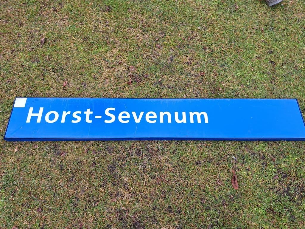 Stationsbord Horst-Sevenum, Ophalen, Gebruikt, Trein, Overige typen
