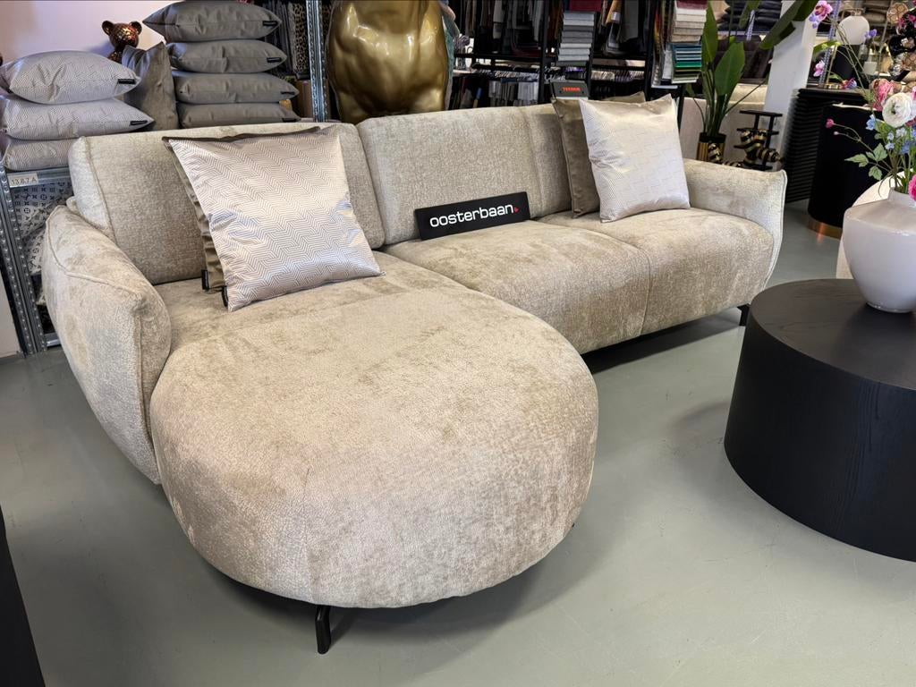 Luxe Velvet Teddy Loungebank Rosa 170x260cm NIEUW - UNIEK, 250 tot 300 cm, Info@oosterbaanwonen.nl, Venus 31 8448CE Heerenveen