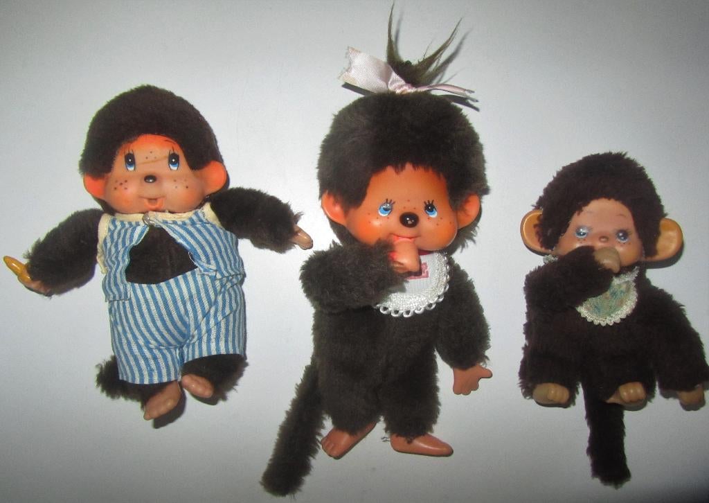 Vintage Monchhichi, Ophalen of Verzenden, Gebruikt