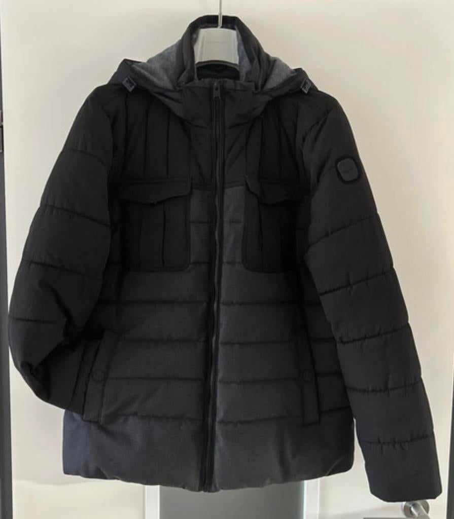 PME winterjas L, Kleding | Heren, Jassen | Winter, Ophalen of Verzenden, Gedragen, Maat 52/54 (L), Zwart