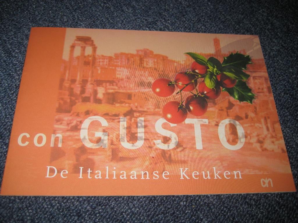 Italiaans receptenboekje: Con Gusto, Boeken, Verzenden, Nieuw, Italië