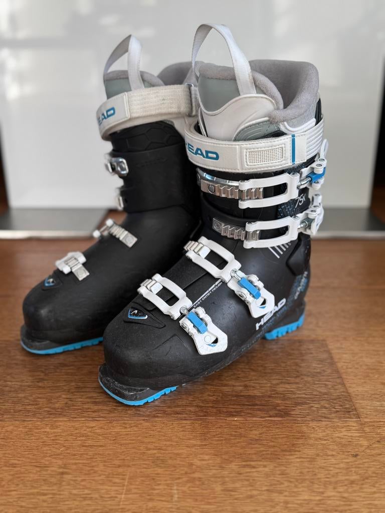 HEAD skischoenen zwart met blauw, maat 260-265, Sport en Fitness, Skiën en Langlaufen, Ophalen, 160 tot 180 cm, Gebruikt, Schoenen