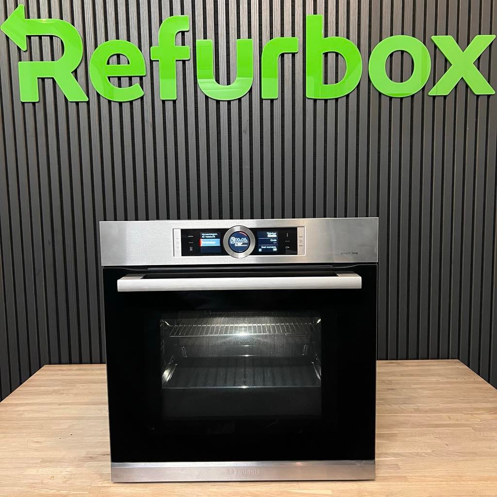 Bosch Serie 8 Inbouw combi magnetron oven, Witgoed en Apparatuur, Ovens, Refurbished, Inbouw, Oven met grill, Hete lucht, Magnetronfunctie