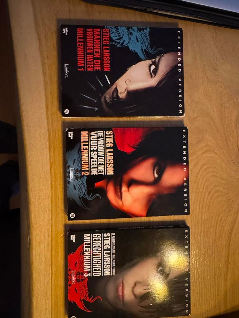 Millennium Trilogie DVD Boxset - Stieg Larsson, Vanaf 16 jaar, Boxset, Ophalen of Verzenden, Zo goed als nieuw