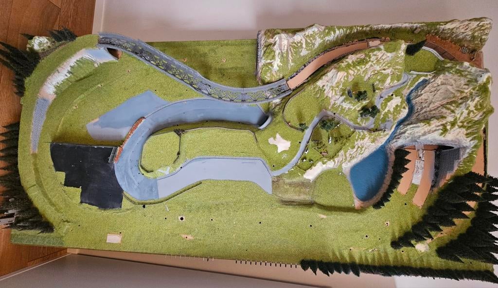 Noch - Mooie modelspoorbaan landschap, Hobby en Vrije tijd, Modeltreinen | H0, Wisselstroom, Gebruikt, Brug, Tunnel of Gebouw