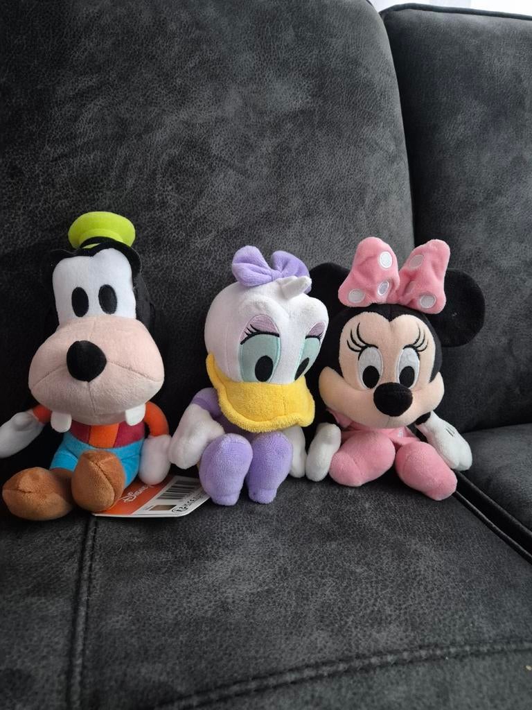 5 disney  knuffels, Ophalen of Verzenden, Overige figuren, Zo goed als nieuw, Knuffel