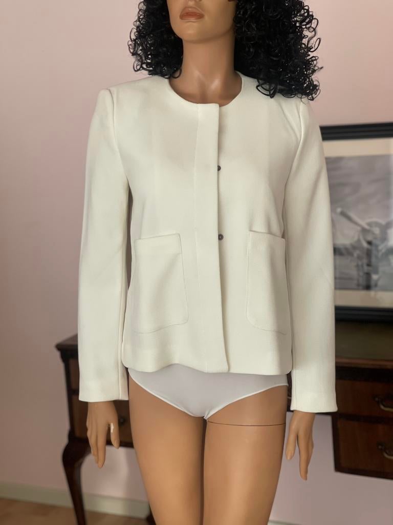 H&M wit jasje,blazer,vest,bolero,mantel maat40 gevoerd nieuw, Maat 38/40 (M), Wit, Nieuw, Ophalen of Verzenden