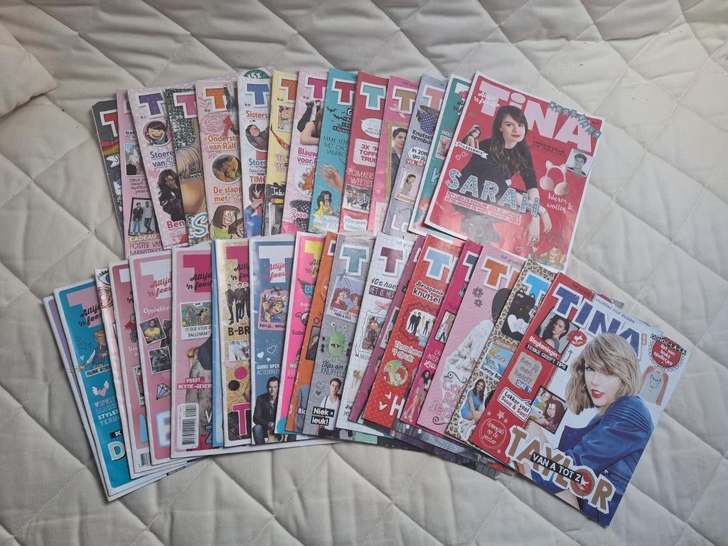 Tina tijdschriften, Ophalen, Gelezen