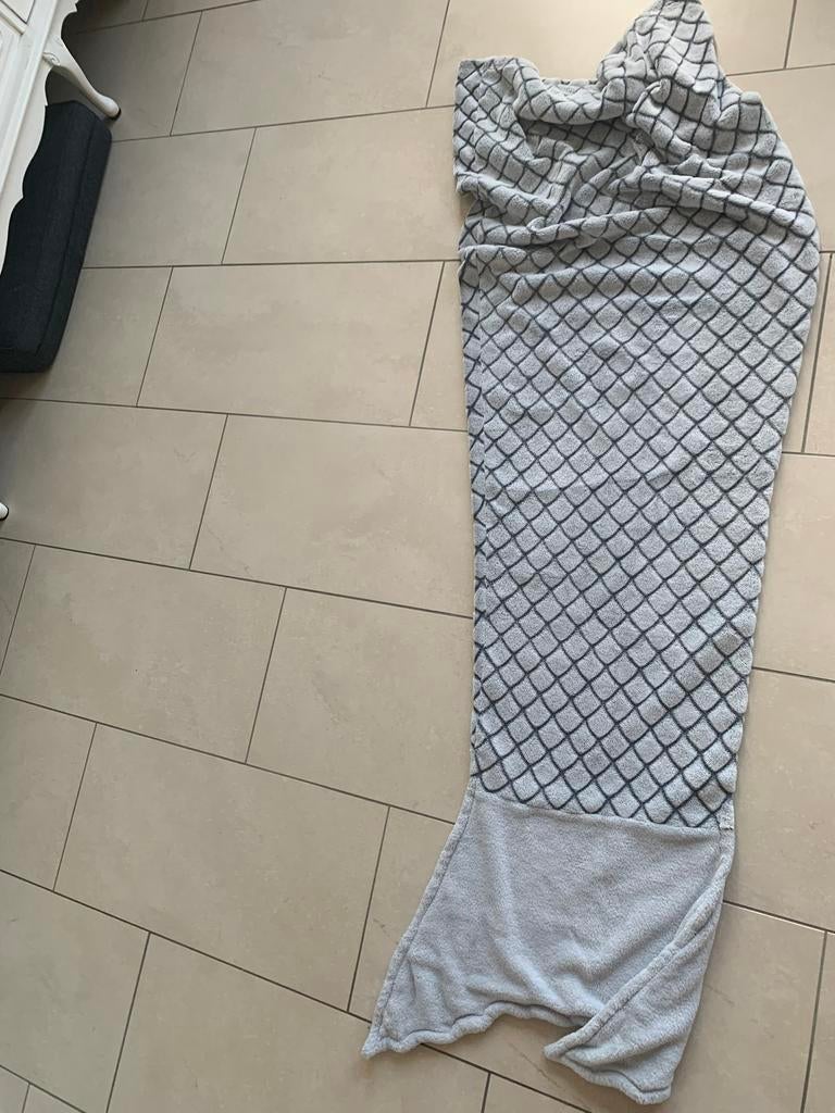 Nieuw fleece zeemeermin staart deken, Kinderen en Baby's, Ophalen of Verzenden, Nieuw, 100 cm of meer, Deken