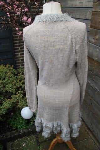 Jurk bruin/ grijs Myrine & Me mt XL Vaste prijs AANBIEDING, Bruin, Maat 46/48 (XL) of groter, Ophalen of Verzenden, Zo goed als nieuw