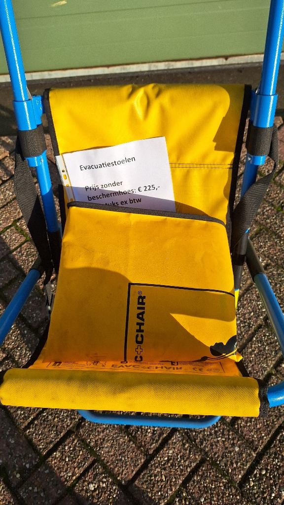 Evacuatiestoelen evacuatiestoel Evac chair trap stoel, Ophalen, Gebruikt, Industriepark 2a 9351PA Leek, H.O.Albert Ale Slotema