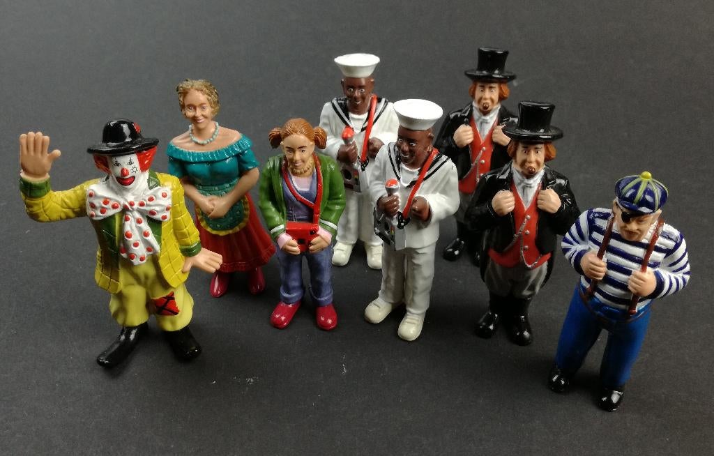 Pipo de Clown & P-P-Parelridder poppetjes 2003 endemol, Verzenden, Gebruikt, Film, Actiefiguur of Pop