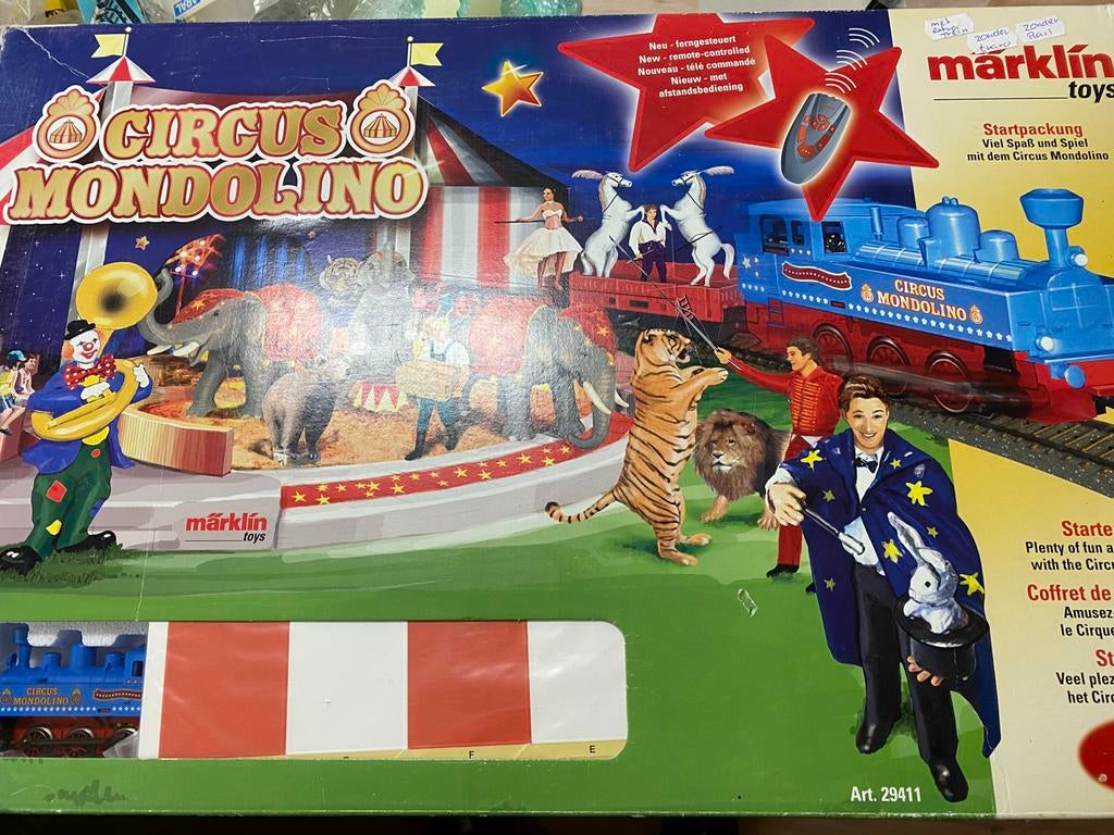 Top circus van Marklin HO set plus exstra loc pus wagens, Hobby en Vrije tijd, Wisselstroom, Treinset, Ophalen of Verzenden, Zo goed als nieuw