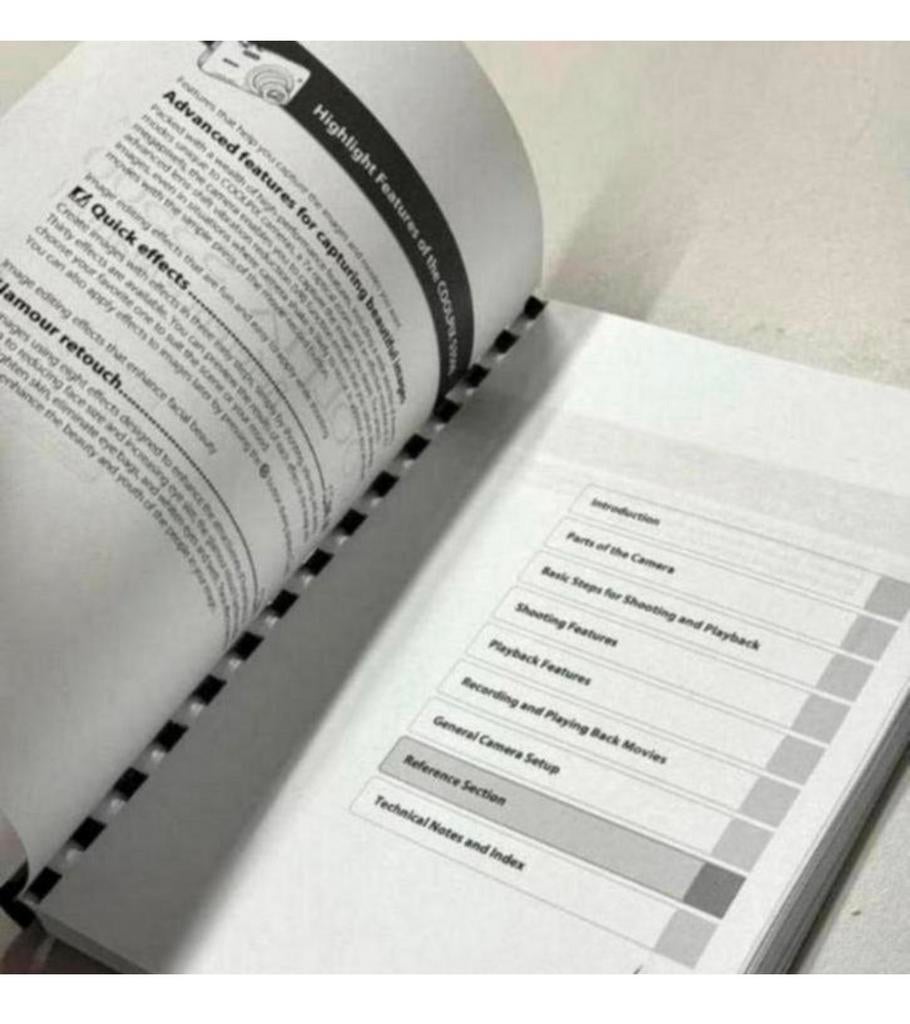 NIKON COOLPIX S3500 Camera uitgebreide handleiding - geprint, Ophalen of Verzenden, H, H, H