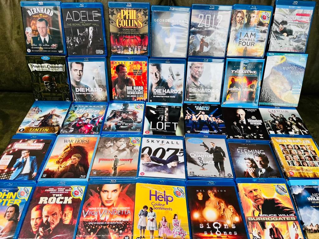 Dvd films 550 stuks, Cd's en Dvd's, Blu-ray, Ophalen, Zo goed als nieuw, Actie