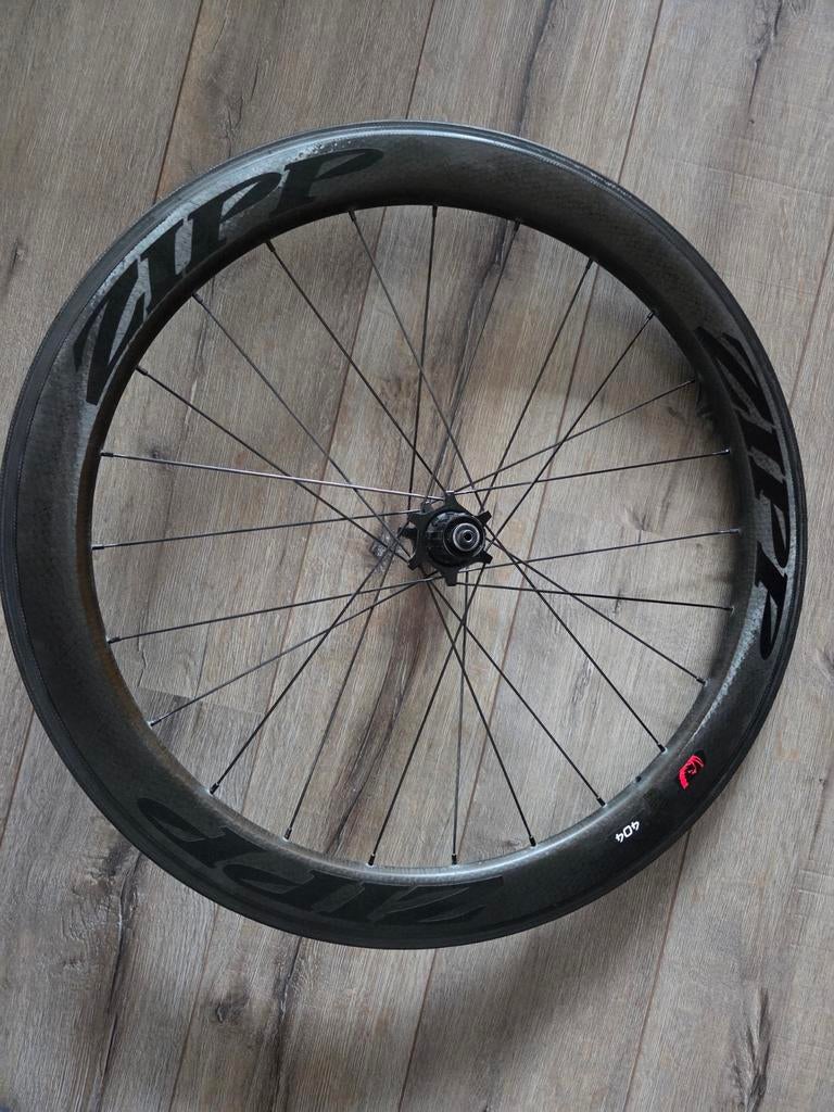 Zipp 404 Firecrest achterwiel/velgrem/clincher: donorwiel, Ophalen of Verzenden, Gebruikt, Wiel, Zipp