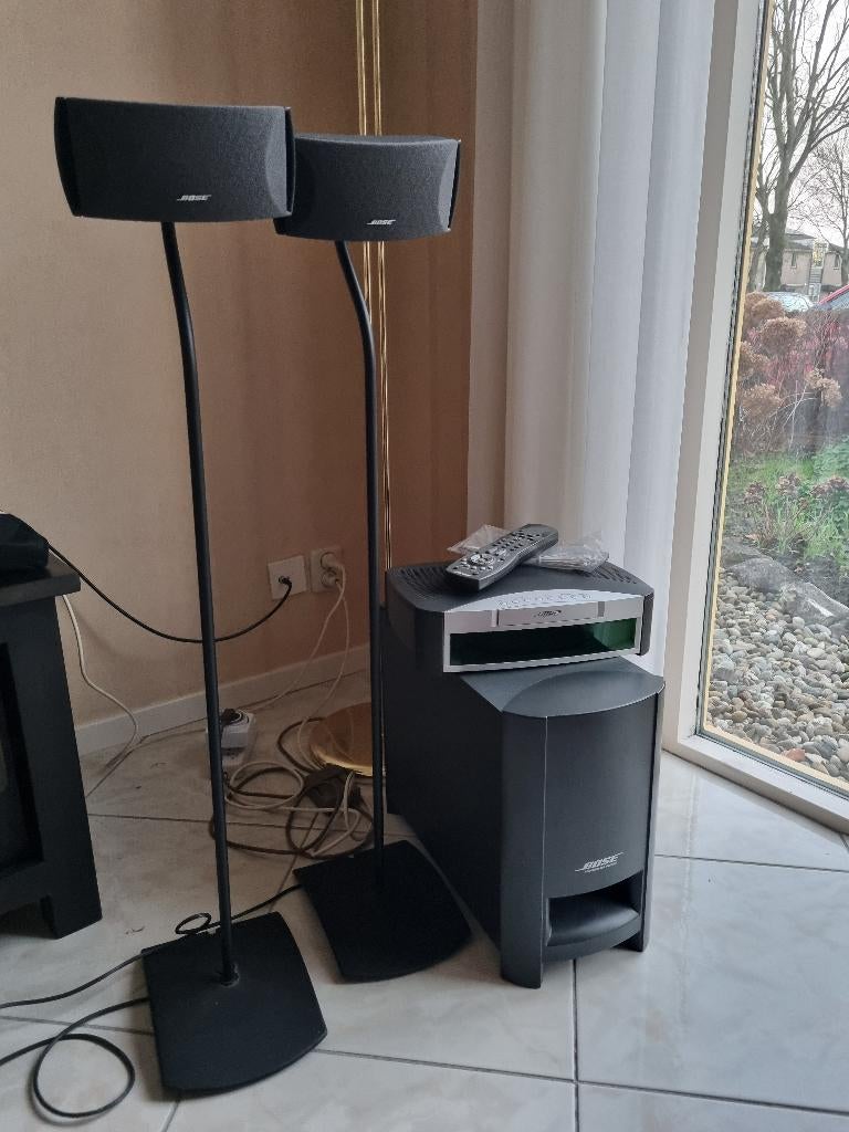 Bose 3-2-1 dvd systeem met zuiltjes, Overige merken, 70 watt of meer, Ophalen of Verzenden, Zo goed als nieuw