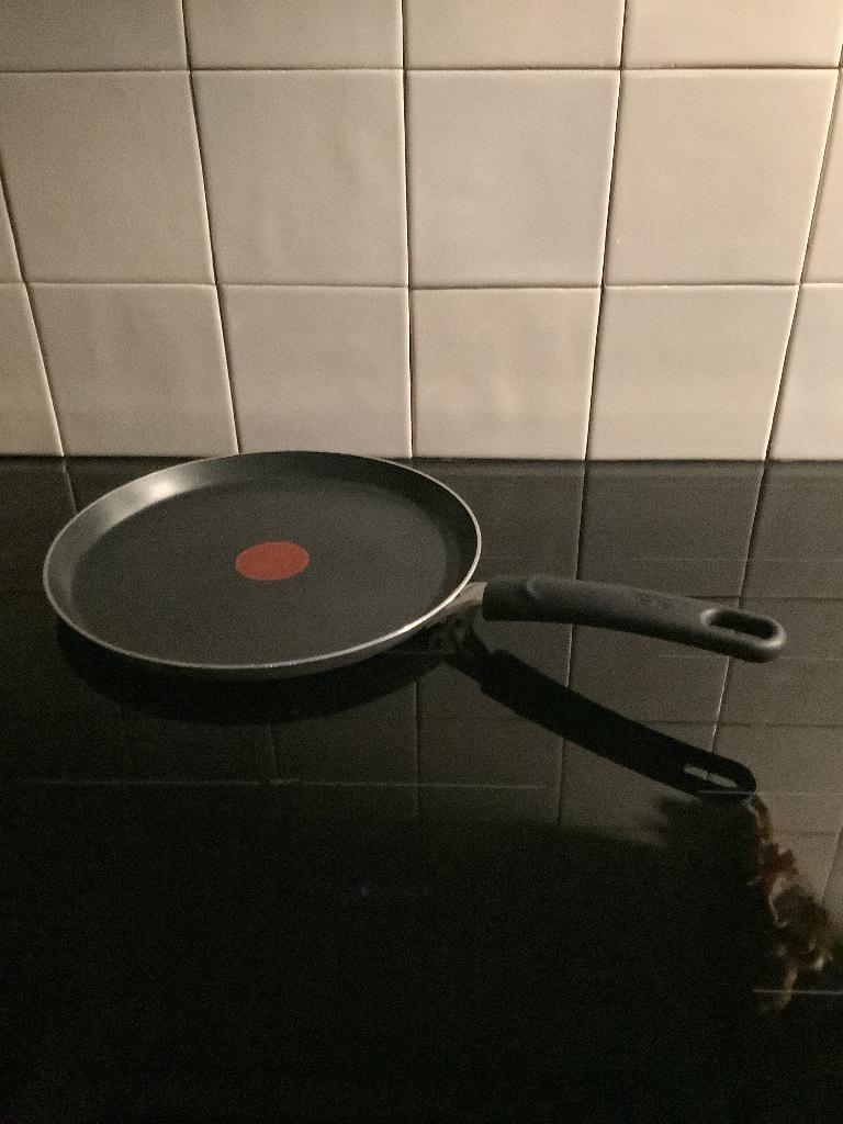 Pannenkoeken pan tefal, Ophalen