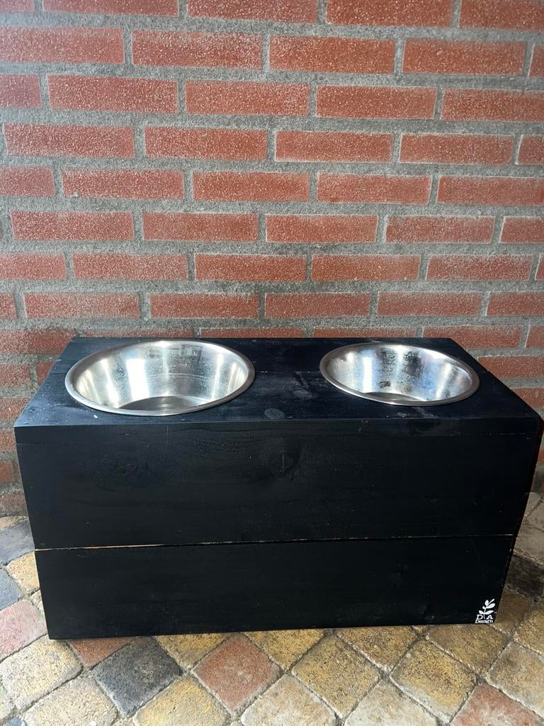 Steigerhouten XXL voerbak voor hond (Tegelen), Dieren en Toebehoren, Ophalen, Zo goed als nieuw