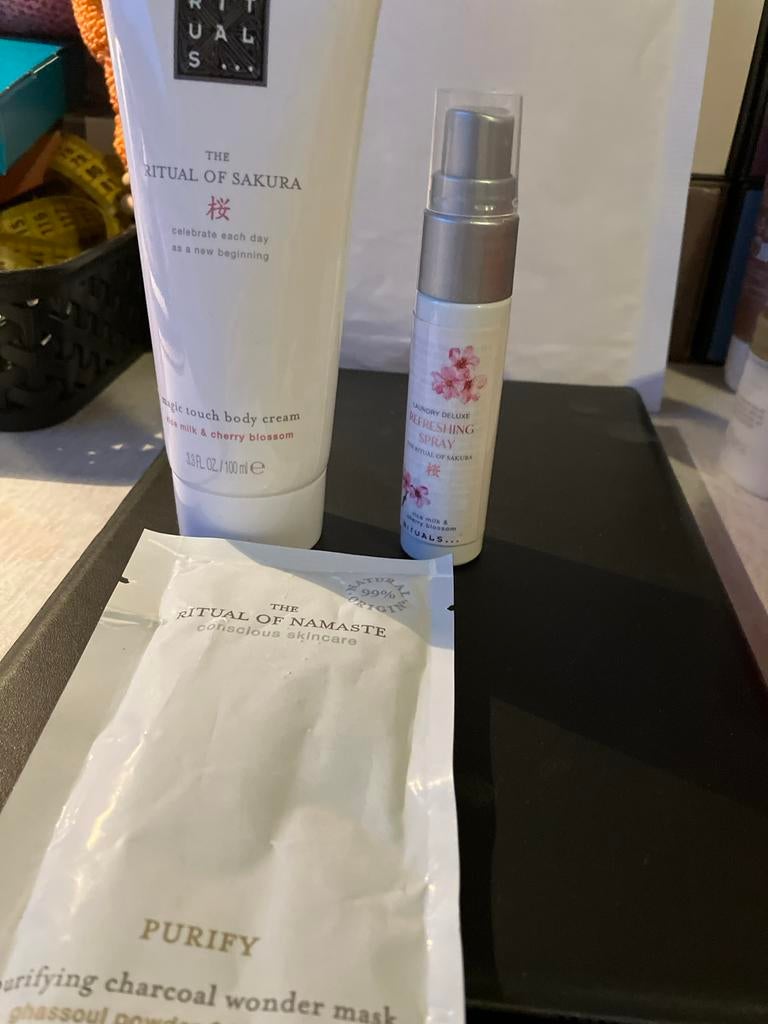 Rituals Sakura Set - Body Cream & Spray, Ophalen of Verzenden, Nieuw, Bodylotion, Crème of Olie