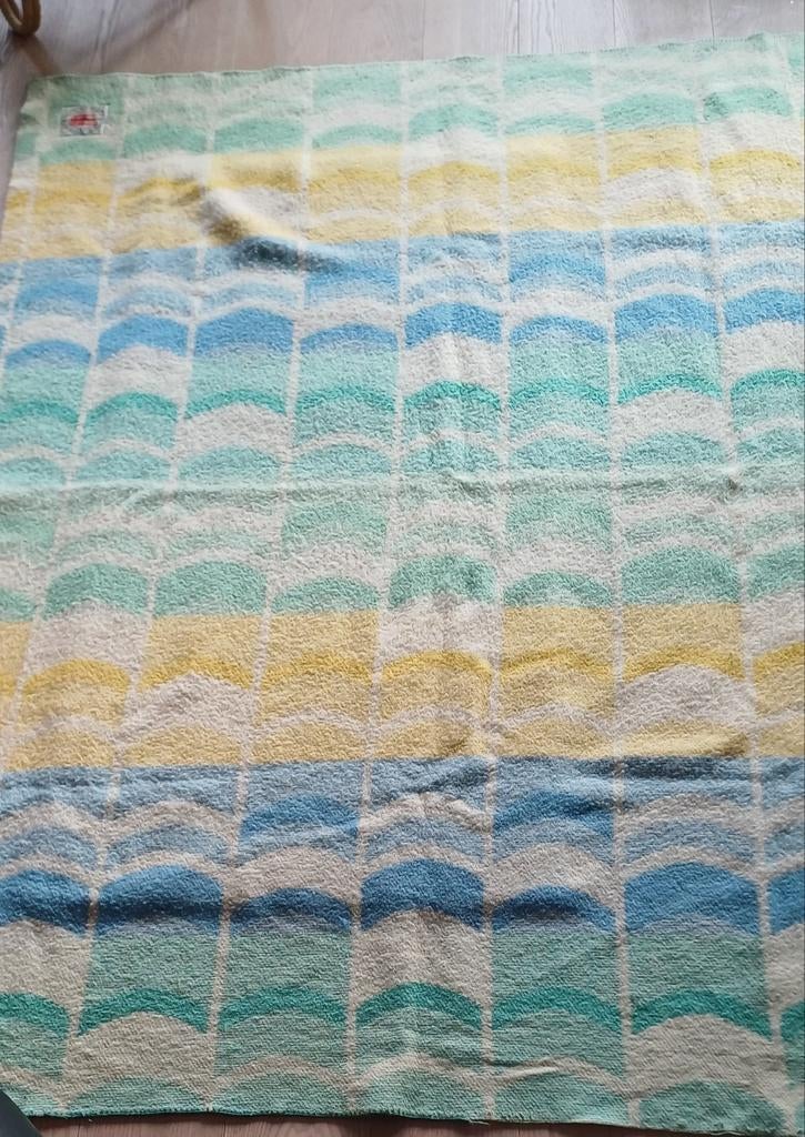 Leidse deken scheerwol 220x170, Ophalen, Gebruikt, Tweepersoons, Deken of Dekbed