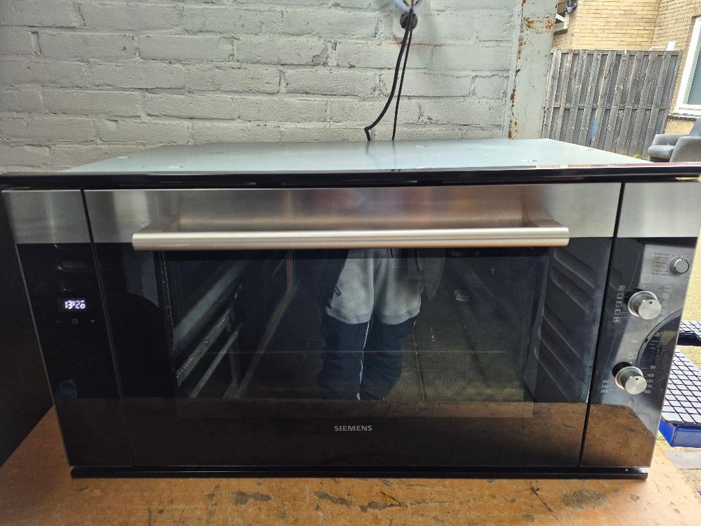 NETTE 90 CM SIEMENS HETELUCHT INBOUW OVEN TE KOOP, 45 tot 60 cm, Gebruikt, Info@siemens.nl, Hete lucht